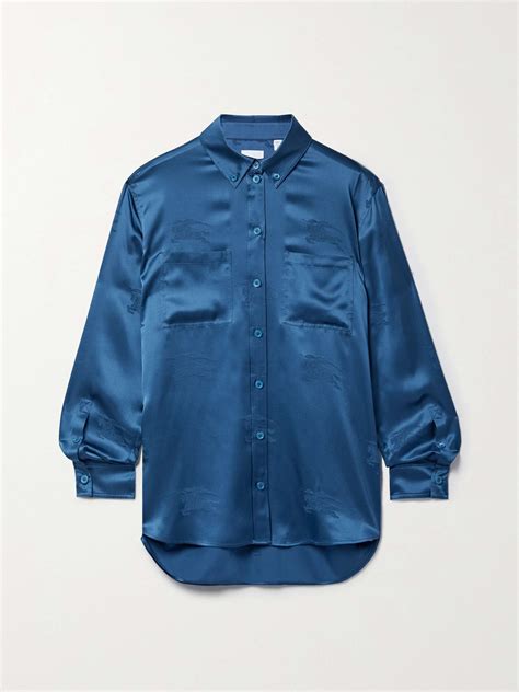 burberry satin shirt|burberry brand shirts.